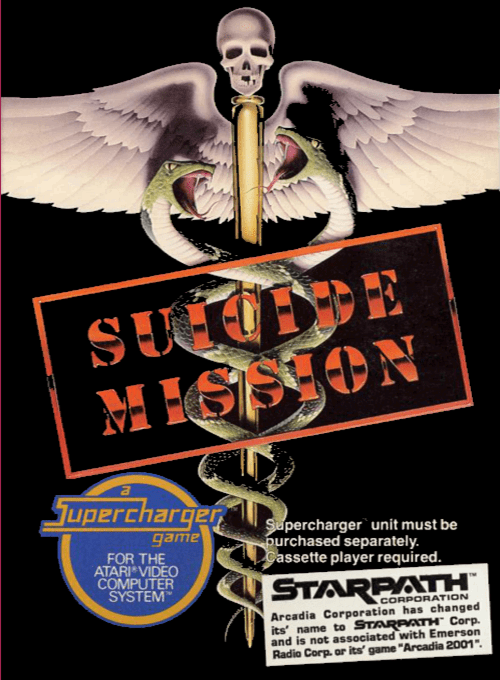 Suicide Mission box art for Atari 2600